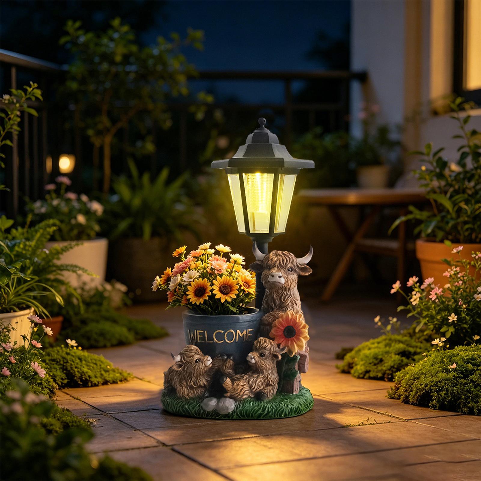 Up Lighting Decor - Садовые декоративные фигурки животных на солнечных