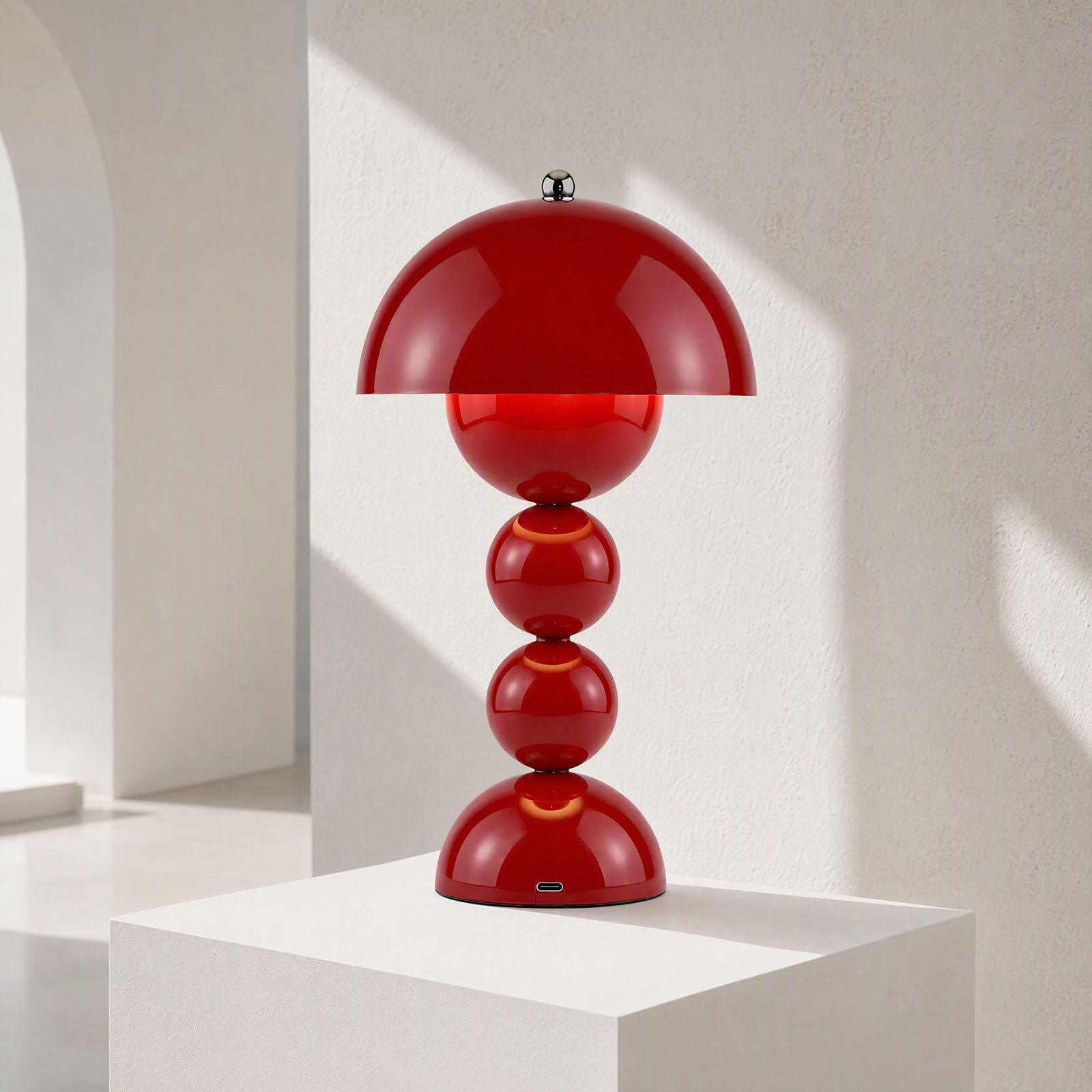 Lighting Decor Bedroom - Настольная светодиодная лампа USB Mushroom Bud